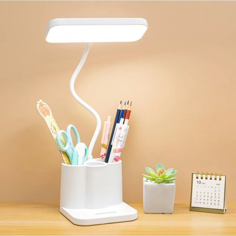 USB Learning Dormitory Bedroom Bedside Reading Night Light LED Desk Lamp Eye Protection Desk College Student Nightlights 3