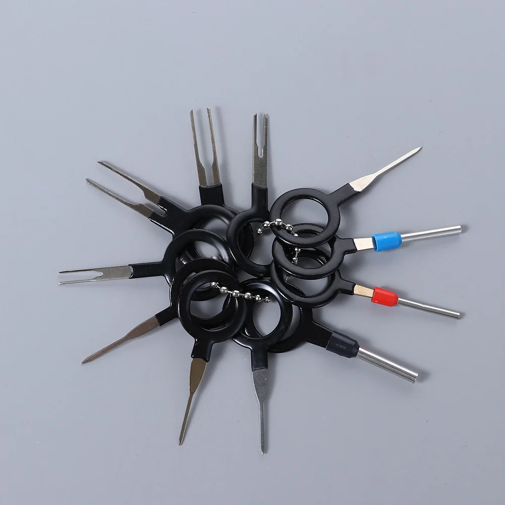 Keys For Car Pins Car Removal Tools Automotive Plug Terminal Remove Tool Set Electrical Wire Crimp Connector Extractor Kit car terminal extractor terminal removal kit terminal removal tool car terminal puller electrical connector pin removal kit