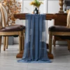 Long Chiffon Table Runner Haze blue For Wedding Party Christmas Banquets Bridal Home Table Arches Cake Table Decoration 73x305c 1