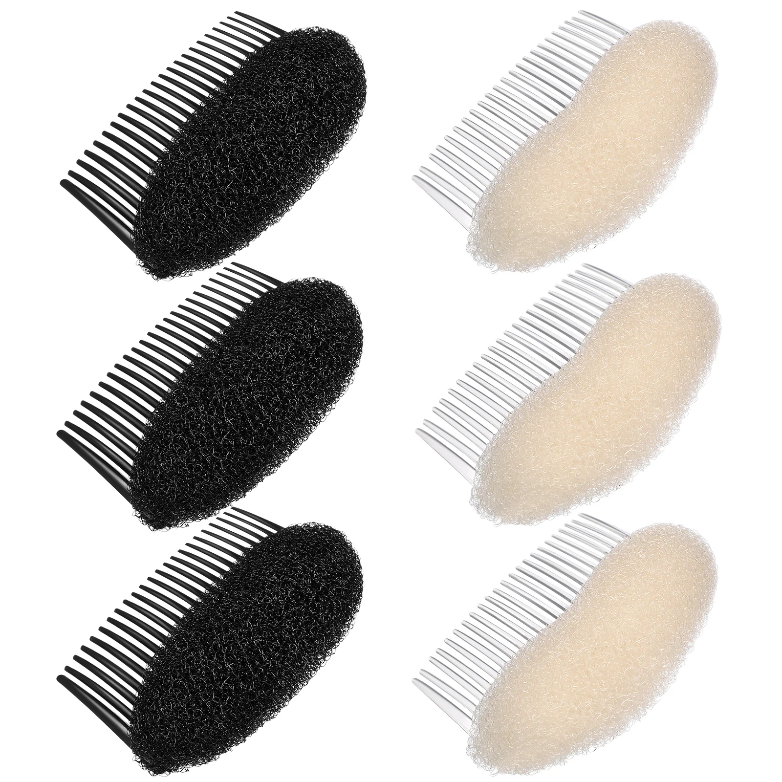 6 Pcs Sponge Hair Styling Gel Curler Curlers Curling Iron Curly Diffuser Faux Pins Styler Modeling