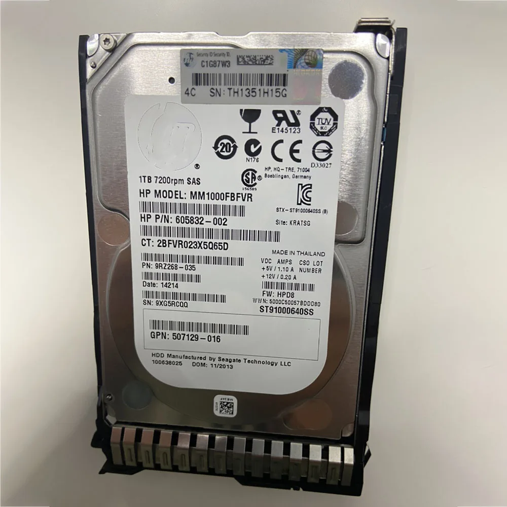 HP 653954-001 652749-B21 SAS 7.2K 2.5 G8 G9  ϵ ũ 1TB