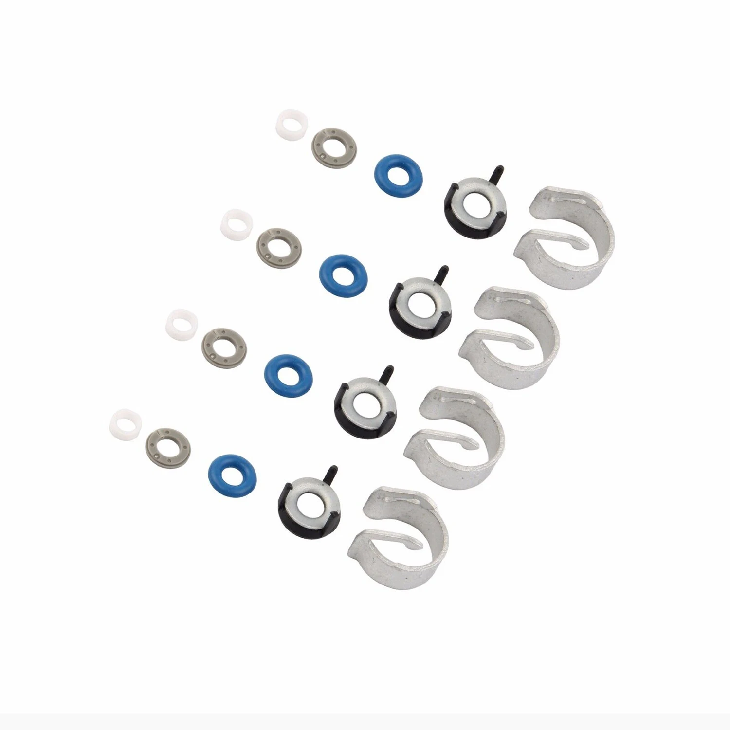 4pcs Fuel Injector O-ring Seals Repair Kits For AUDI A4 VW Jetta GLI GTI 1.8 2.0T 06H998907A 06J998907B 06J998907D Car Parts