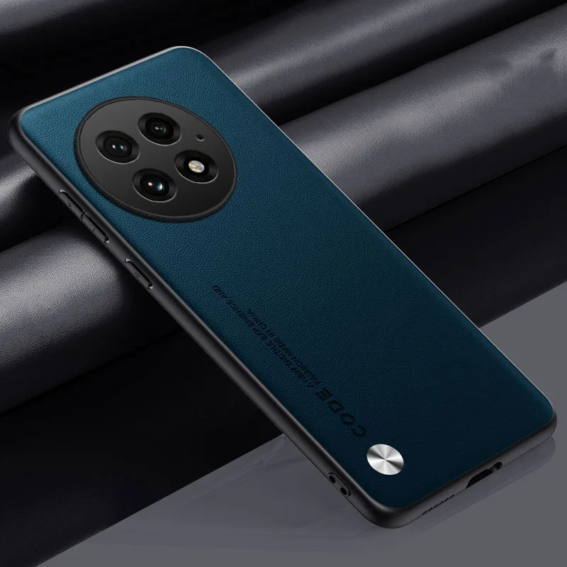 Leather Case with Soft Frame and Camera Protection