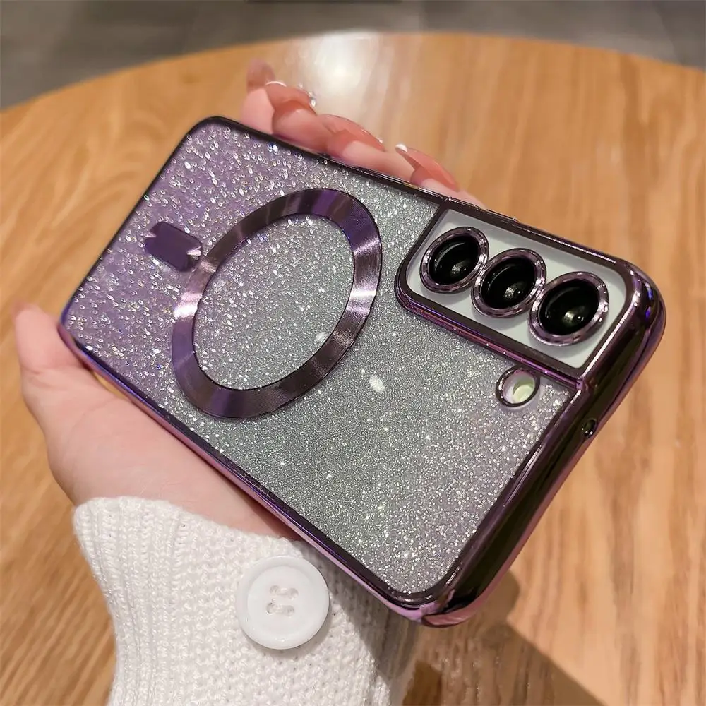 Magnetic Wireless Charging Phone Case For Samsung Galaxy Series_voghion.com