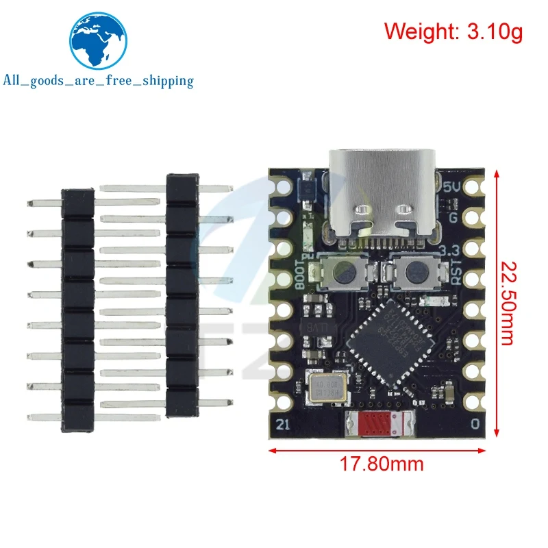 รูปสินค้า บอร์ดพัฒนา ESP32-C3 SuperMini WiFi+Bluetooth