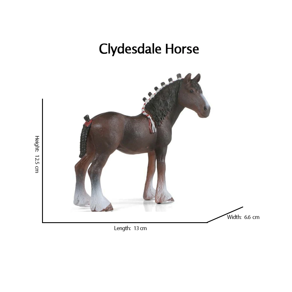Horse Figurines Farm Animal Toy Set – Children's Gift Collection