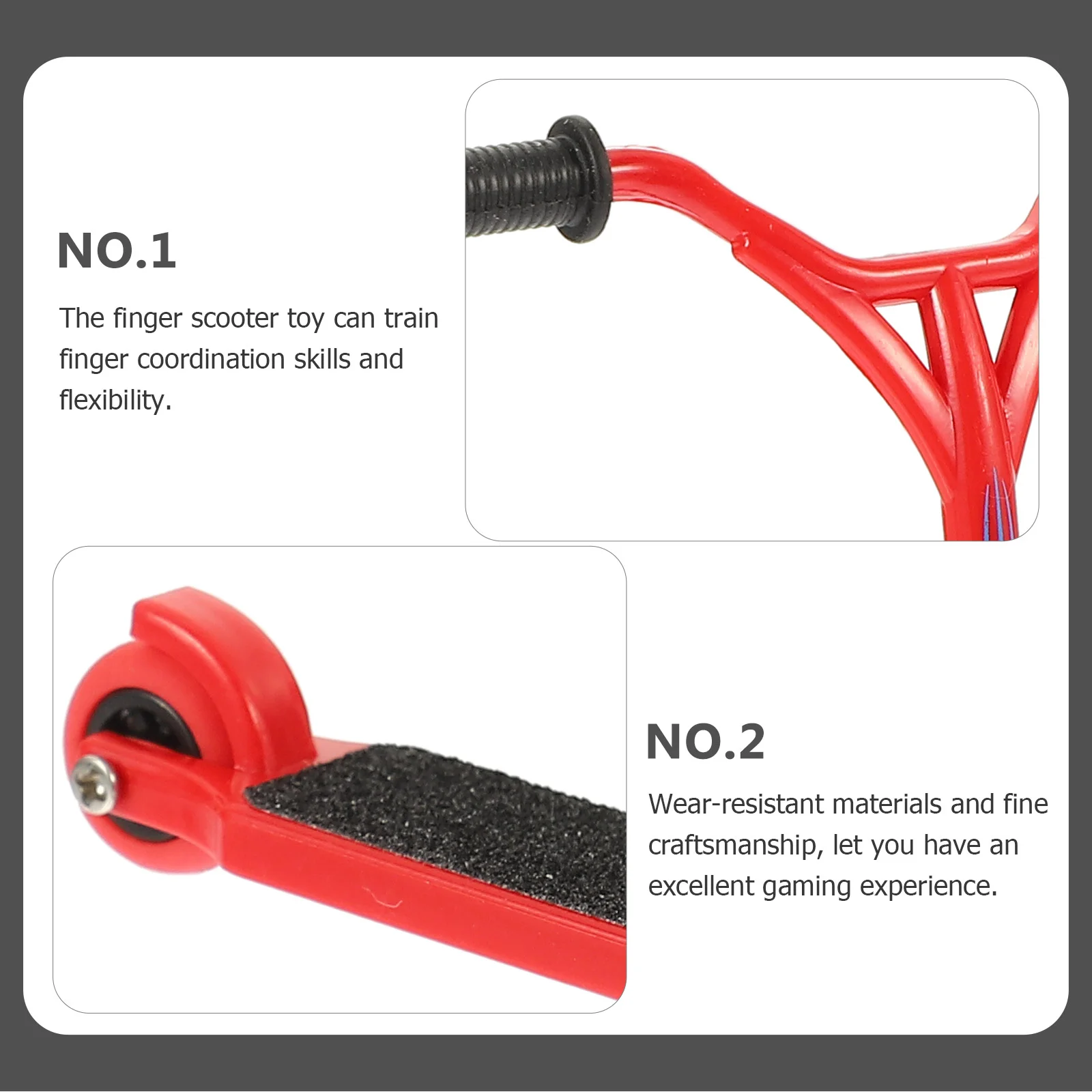 아동용 스케이트보드 미니 손가락 장난감, 아동용 바지, 스쿠터 플라스틱 천, 2 세트