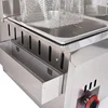 Corndog Chicken Use Gas Propane Deep Fat Fryer Griddle Commercial Double Fry with Fryer for Sale 5