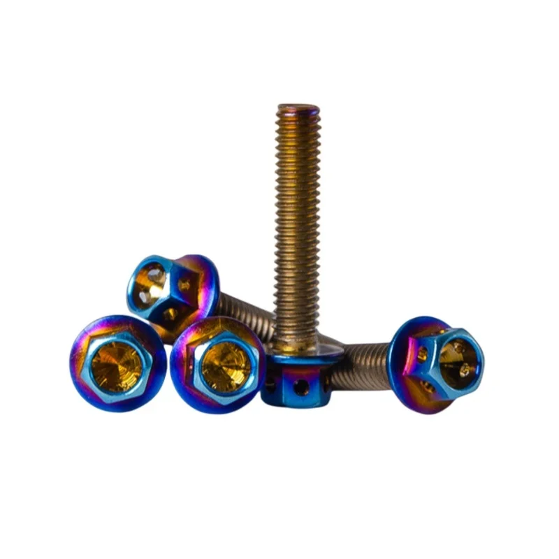 

10 Pieces Motorcycle Outer Hexagon Decorative Screws 304 Stainless Steel M6*30MM - 60MM