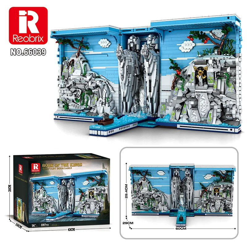 

3307 шт., набор строительных блоков MOC GateofKings