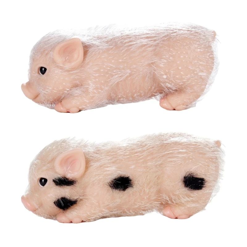 

Small Silicone Piggy for Animal Enthusiasts Model Collector Display Dropship