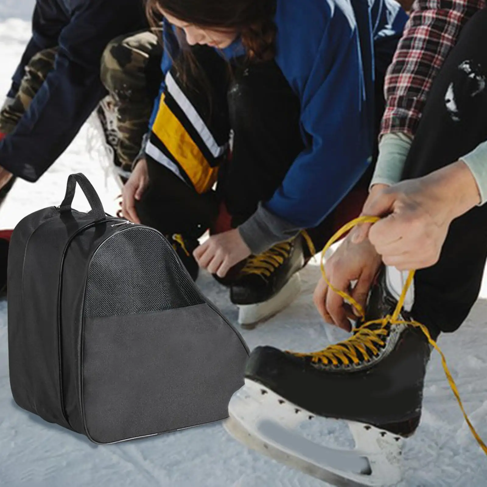 Roller Skate Bag, Skating Shoes Carrying Bag Kids Portable Ice Skate Bag Skate