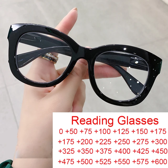 Eye Glasses Prescription Women Square  Oversized Reading Glasses Women -  Vintage - Aliexpress