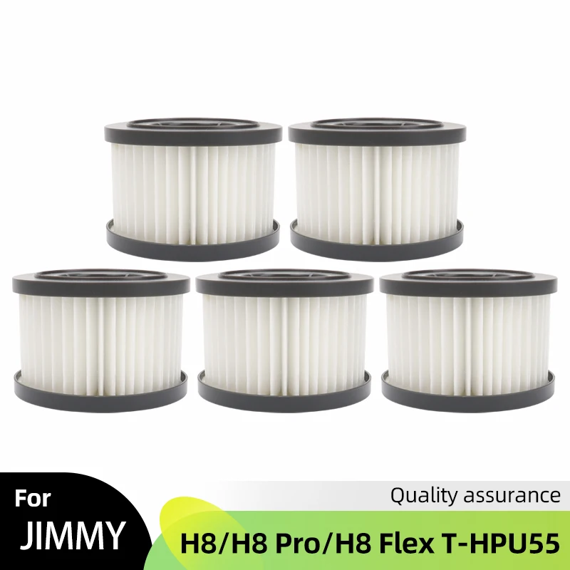 HEPA Filters Set Replacement for Xiaomi JIMMY H8 / H8 Pro / H8 Flex T-HPU55 Handheld Wireless Vacuum Cleaner Spare Parts фильтр hepa для пылесоса jimmy h8 h8 pro h8 flex b0sk0250001r t hpu55