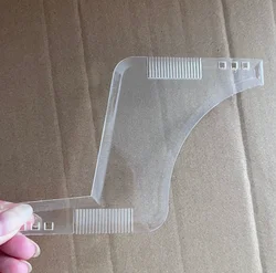 Ultimate Men's Beard Styling and Shaping Tool - All - In - One Grooming Comb (Transparent)