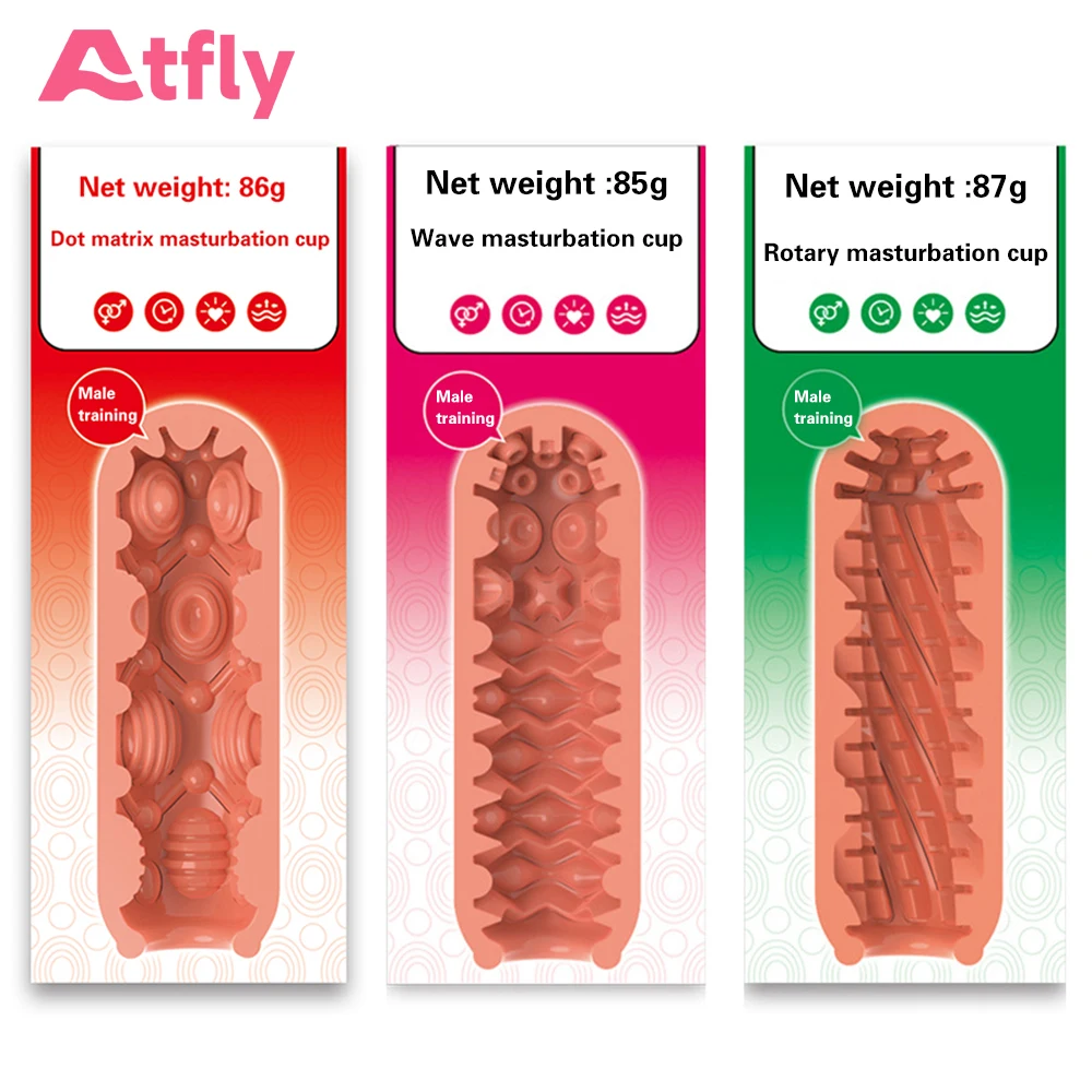 Male Masturbator Erotic Toy for Adult Soft Silicone Protable Vagina Pussy Masturbation Penis Endurance Exercise Sex Toys for Men