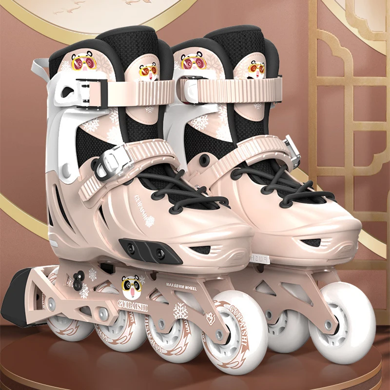 ABEC-7 Adult Flashing Rollers Skating Shoes Professional Inline Roller Skates 4-Wheel Sneaker Speed Free Skating Racing Skates