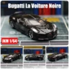 1:64 Bugatti La Voiture Noire Toy Car 1/64 JKM Vehicle Miniature Model Free Wheels Diecast Zinc Alloy Metal Collection Gift 1