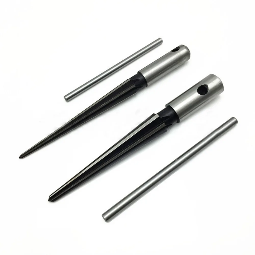 Handheld Tapered Reamer Set 1/8-1/2 Inch & 5/32-5/8 Inch Bridge Pin Hole Tapered Reamers Machinist Luthier Tools hand reamer