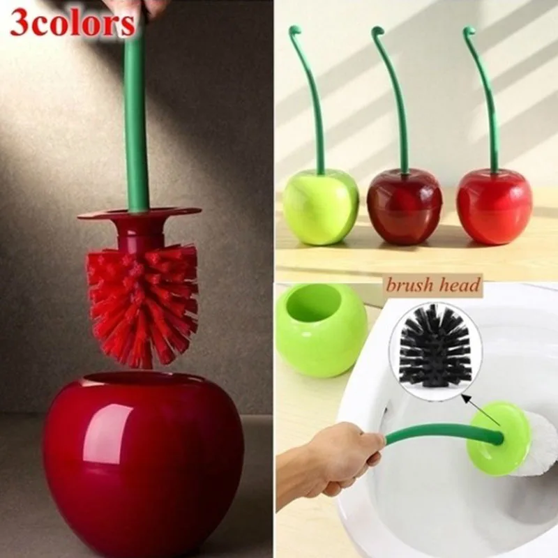 Bathroom-toilet-brush-and-stand-Cleaning-Set-Lovely-Cherry-bathroom ...