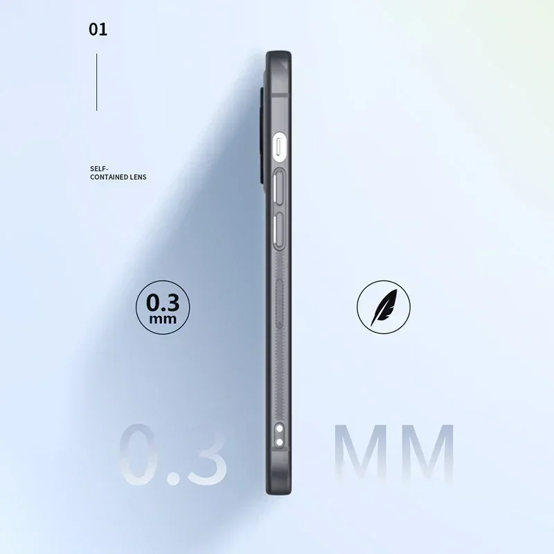 Luxury Soft Silicone Shockproof Back Cover with Lens Film - Energy Vitality Endurance Series