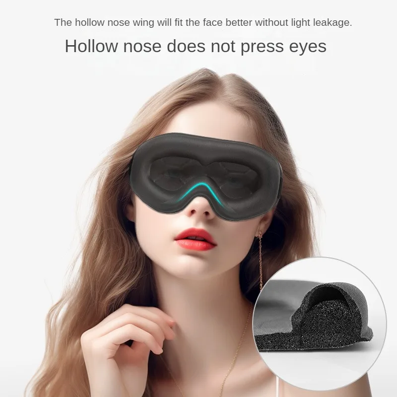 Eye Mask for Sleeping 3D Contoured Cup Blindfold Concave Molded Night Sleep Mask Block Out Light with Women Men 2
