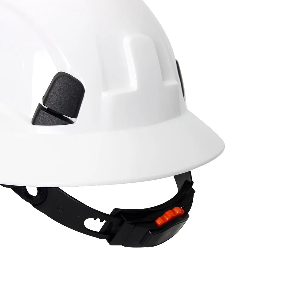 CE Full Brim Hard Hat Construction Engineer Safety Helmet 6 Point Suspension Industrial Breathable Work Cap ANSI Head Protection