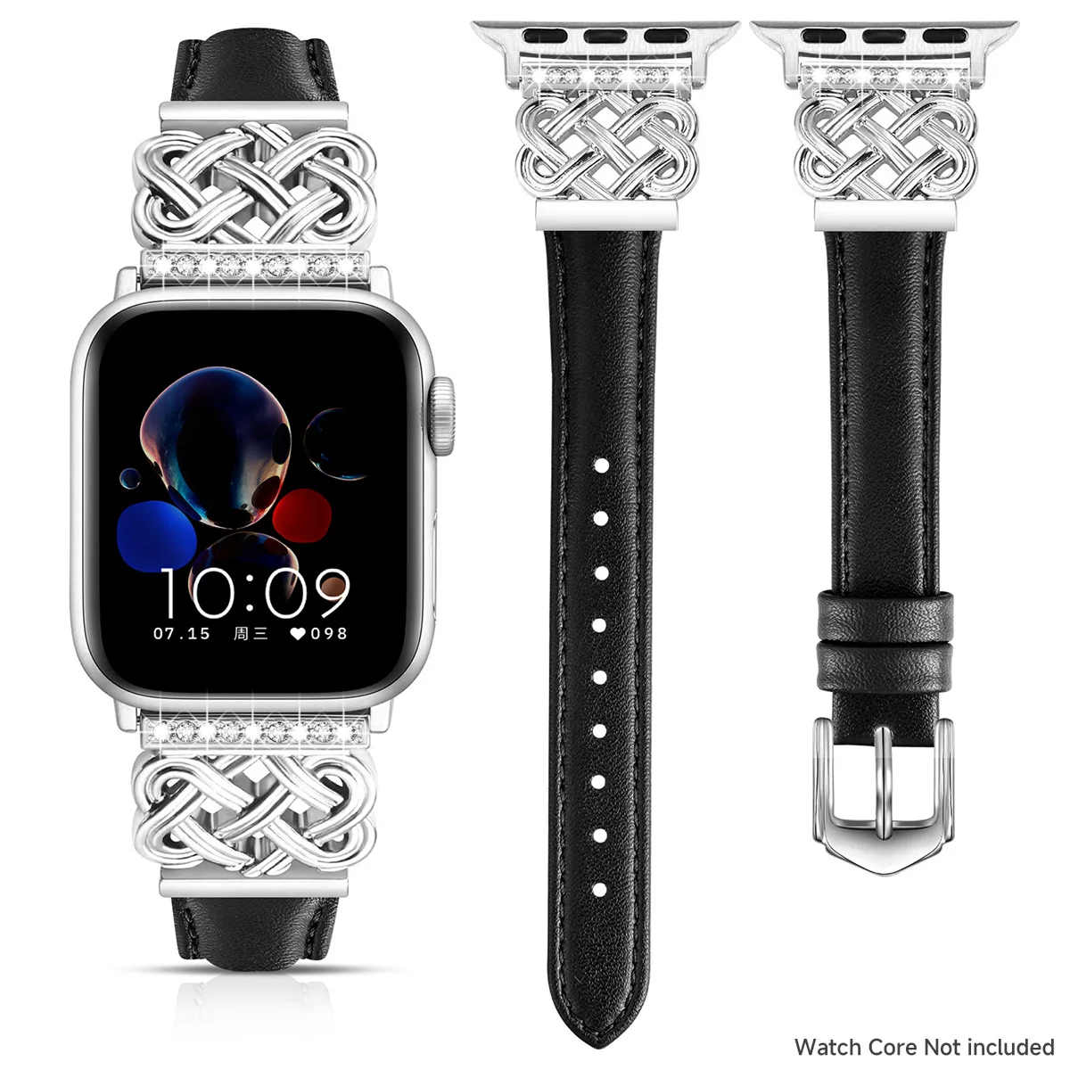 Elegant Leather Watch Strap for Women - Premium iWatch Accessory Collection