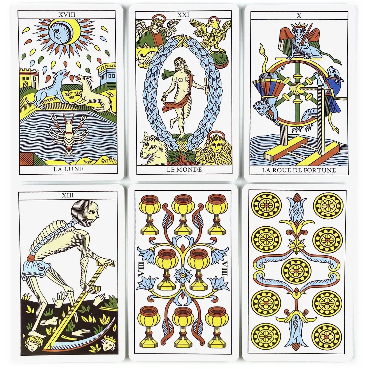 Mini Tarot Of Marseille Tarot Deck Leisure Party Table Gameplay Fortune-telling Prophecy Oracle Cards Entertainment Board Game card games playing cards board games tarot cards couple card game angel oracle cards