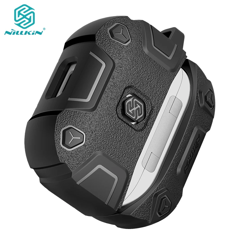 

For Air pods 3 Case NILLKIN Wireless Earphone Switch Cover for AirPods 3 With Hook Keychain