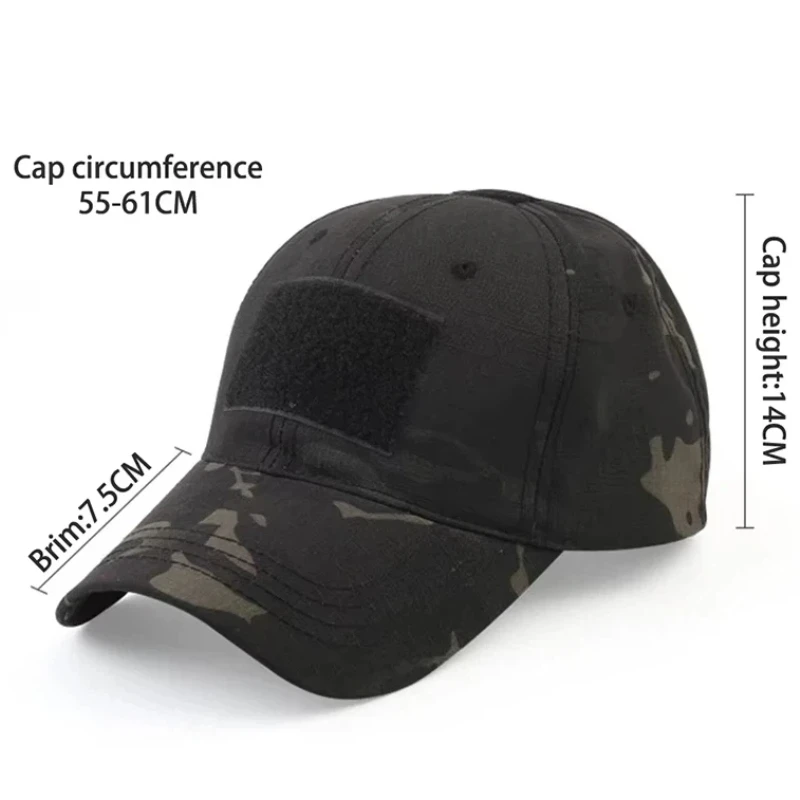 Casquette baseball camouflage ajustable pour pêche outdoor - Modèle sportif cool