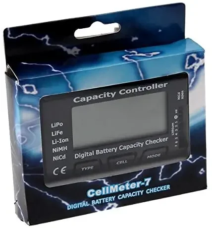 Tester Capacità Batterie LiPo – Misuratore Di Tensione Per LiFe, Li-ion, NiMH, Nicd RC