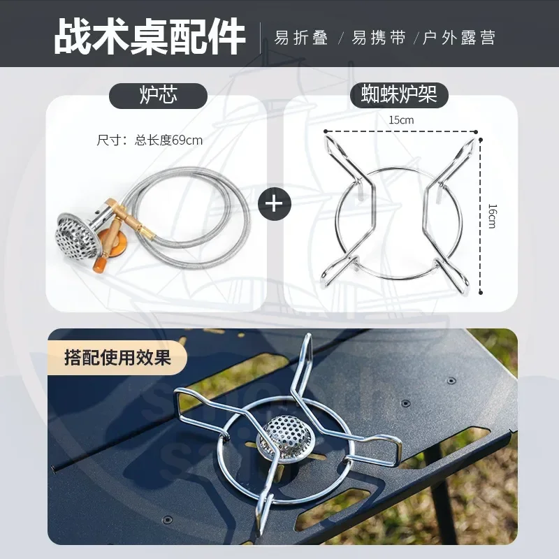 야외용 접이식 캠핑 테이블, 경량 알루미늄 합금 피크닉 여행용 책상