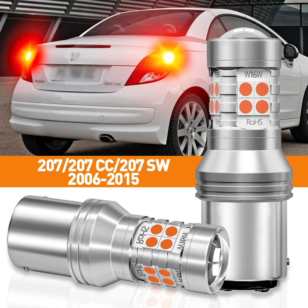 

2pcs LED Brake Light For Peugeot 207 CC SW 2006-2015 2007 2008 2009 2010 2011 2012 2013 2014 Accessories Canbus Lamp