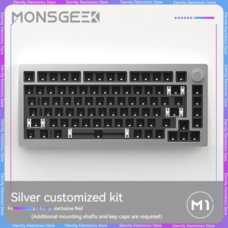 

Monsgeek M1 наборы для клавиатуры многофункциональная алюминиевая клавиатура Hot Swap игровая клавиатура с прокладкой динамическая Rgb настроить офисные подарки