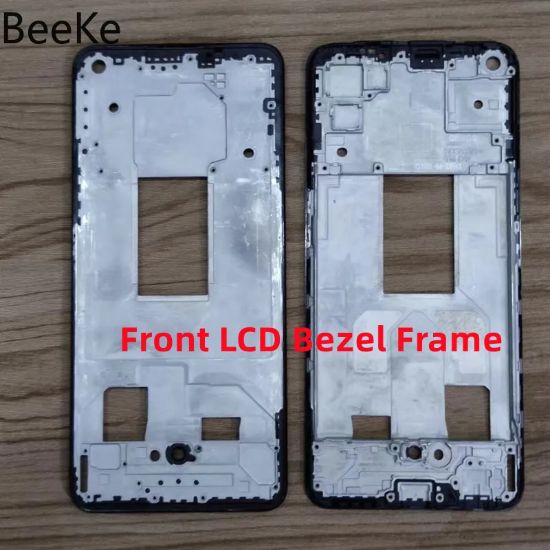Realme GT 마스터 에디션 교체용 전면 LCD 베젤 플레이트 디스플레이 화면, 중간 프레임, 심 카드 트레이 거치대, RMX3360, RMX3363