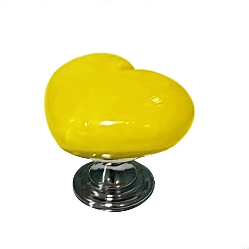 4X7A 4PCS Toilet Press Button Heart Shaped Press Push Buttons Creative Bathroom Accessory