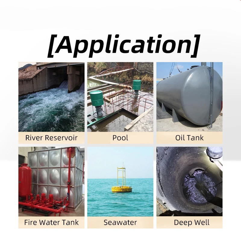 ES-UL800 10M 초음파 레벨 미터 탱크용 수위 송신기 4-20mA RS485 송신기 DC24V