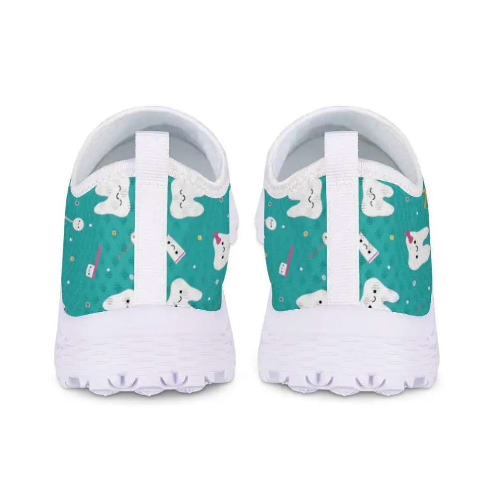 New Summer Dentist Shoes Woman Catoon Funny Dental Fairy Girl Mesh Slip-on Ladies Loafer Zapatos Mujer pisos