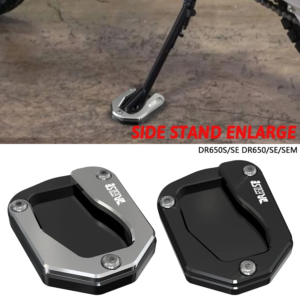 

Motorcycle FOR SUZUKI DR650SE 1996 1997 1998 1999 2000 2001-2023 Kickstand Side Foot Stand Enlarger Extension Enlarger Pate Pad