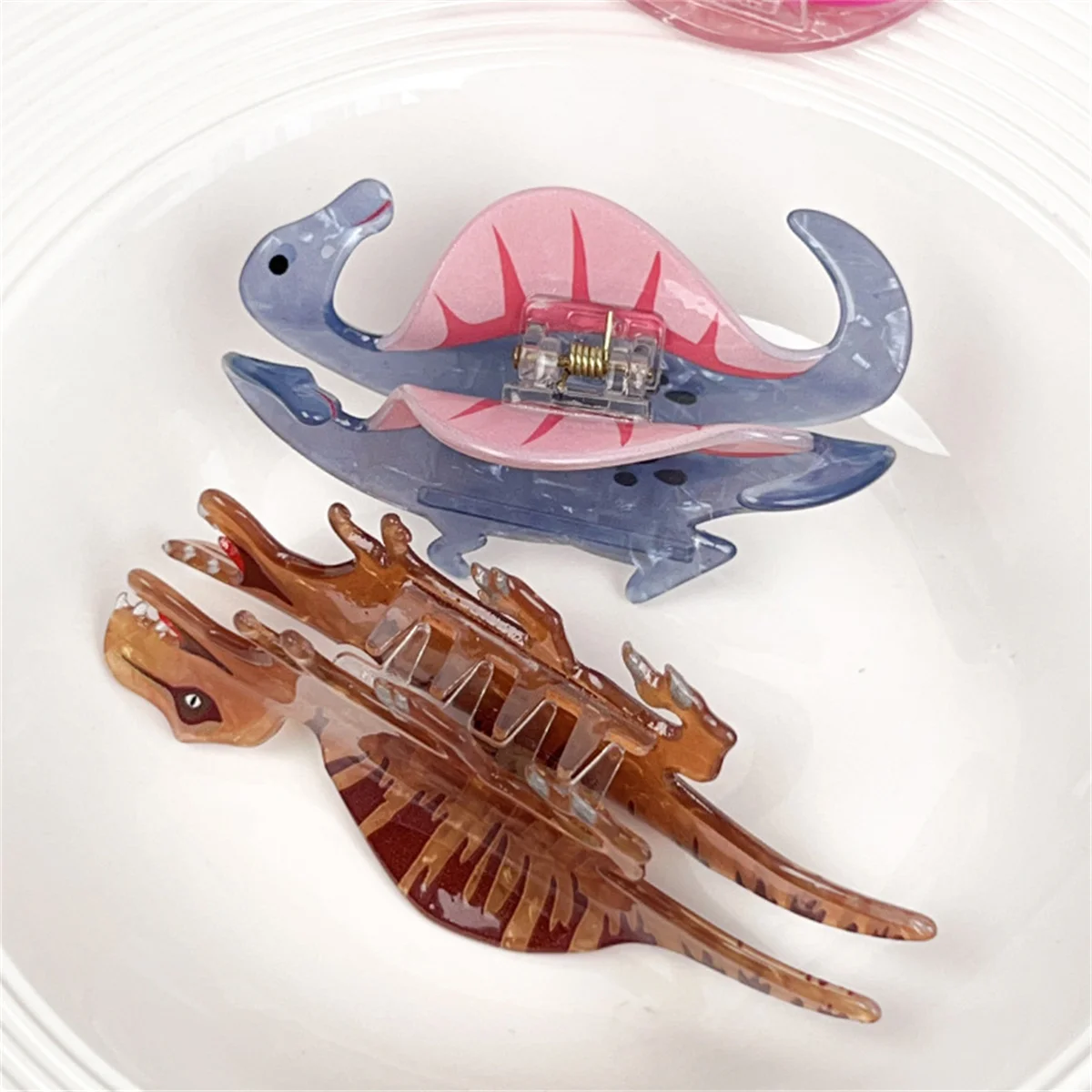 Cartoon Dinosaur Hair Clip 3