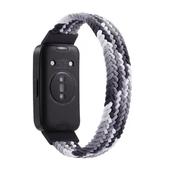 Elastic Loop Nylon Bracelet Strap for S (Colorful black)