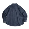 Maden Vintage Washed Denim Long-sleeved Shirt with Large Pocket Single-breasted Loose Lapel Blouses for Men's Autumn Tops 6