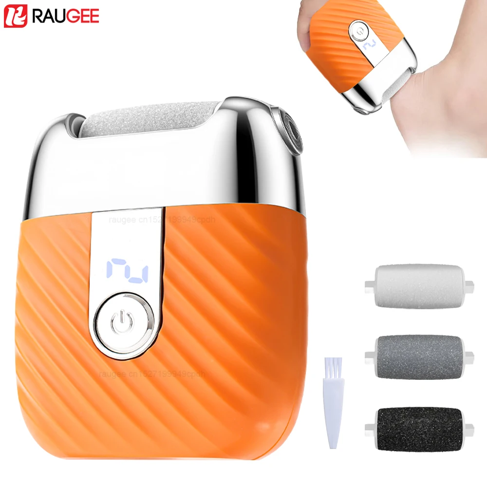 Grinder Rechargeable Electric Foot File With 2 Speed Dead Remover Callus For Feet Hard Skin Smooth Polishing_voghion.com