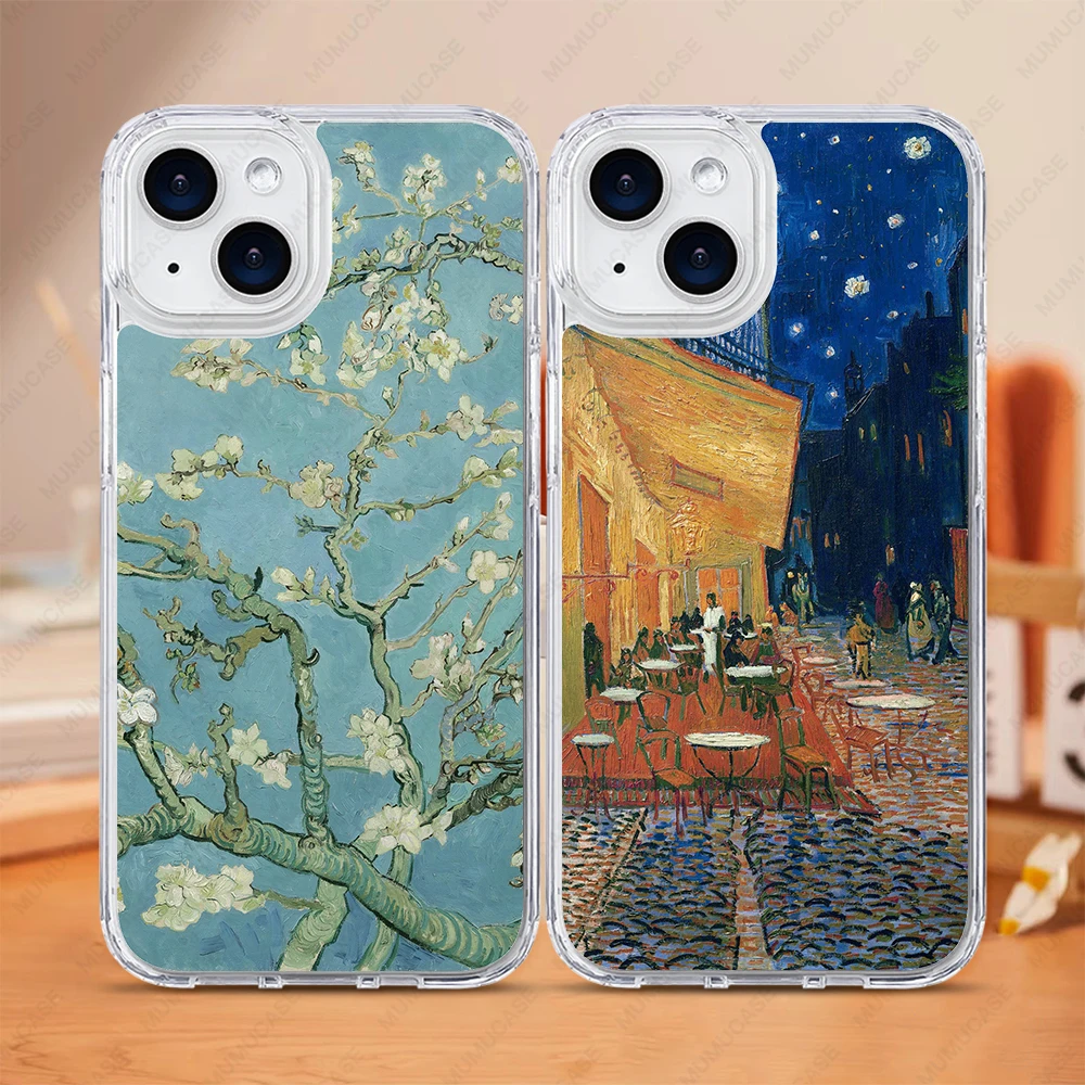 Van Gogh's Landscape Art Shockproof 2-in-1 Protective Case with Bumper Guard