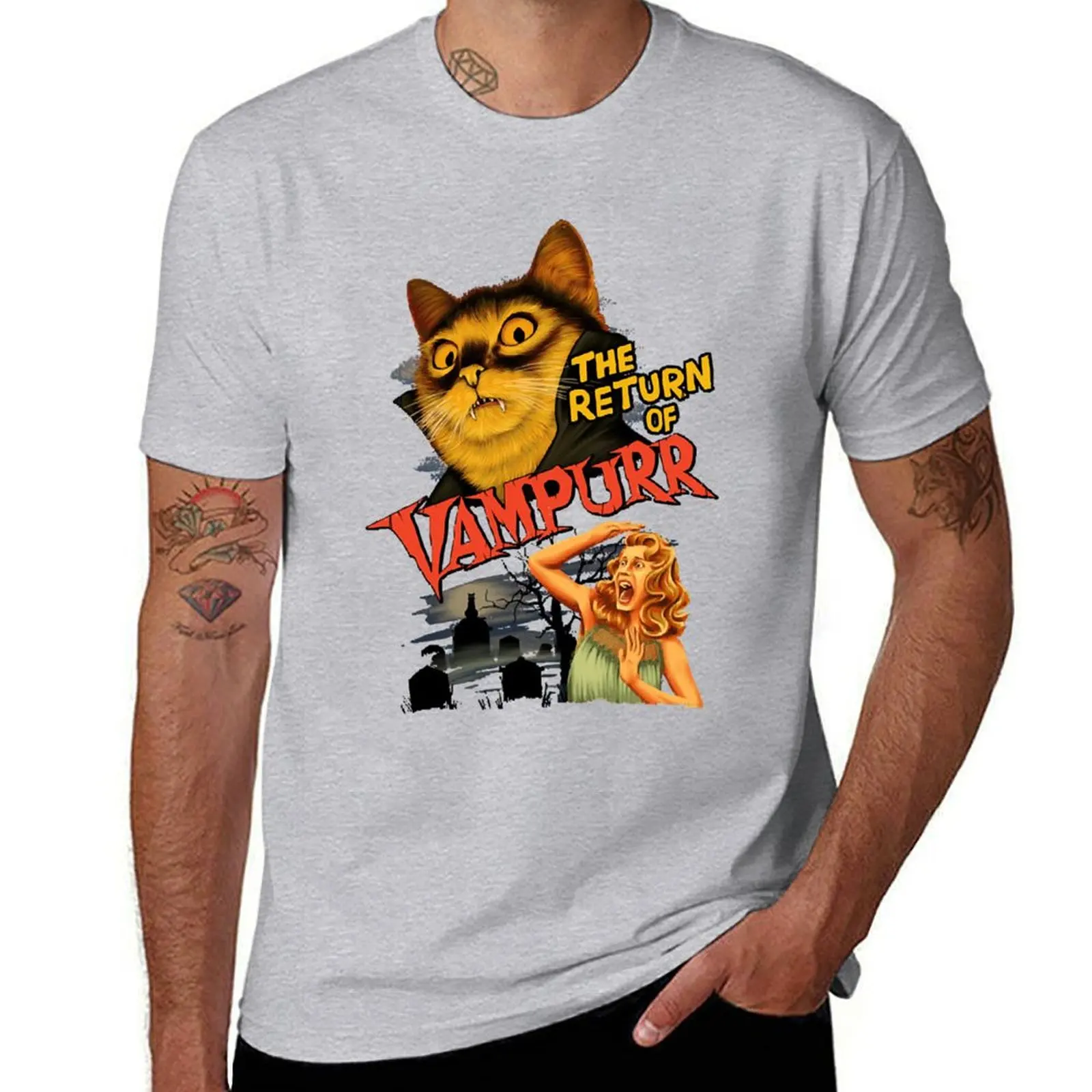 Il Ritorno Della Maglietta Vampurr Plus Size Top Summer Top Summer Tops Abbigliamento Da Uomo