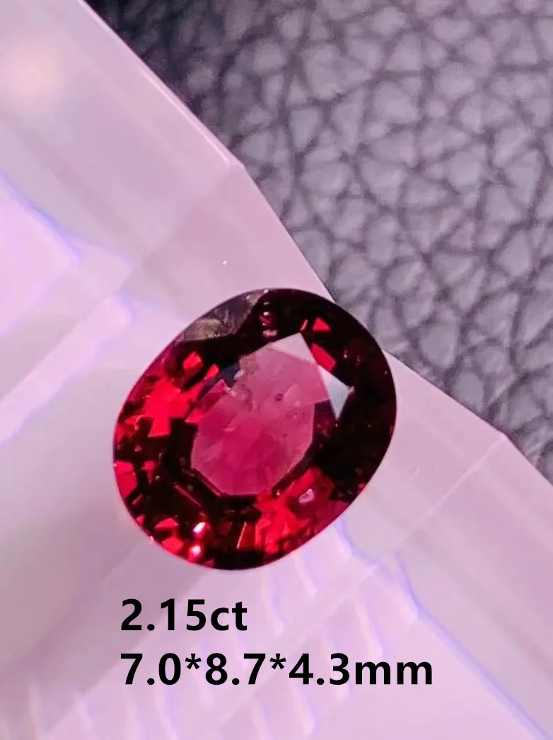 1pcs/lot high-quality natural oval red spinel ring surface bare stone can be inlaid ring pendant earrings stud etc