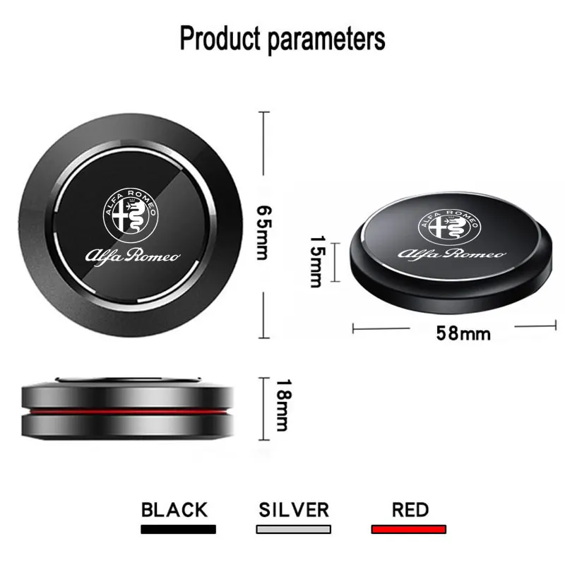 Alloy Car UFO Air Freshener with Long-Lasting Fragrance