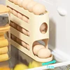 4-layer Transparent Slide Egg Storage Box Ladder Egg Box Storage Refrigerator Side Door Large Capacity Automatic Egg Roller 6