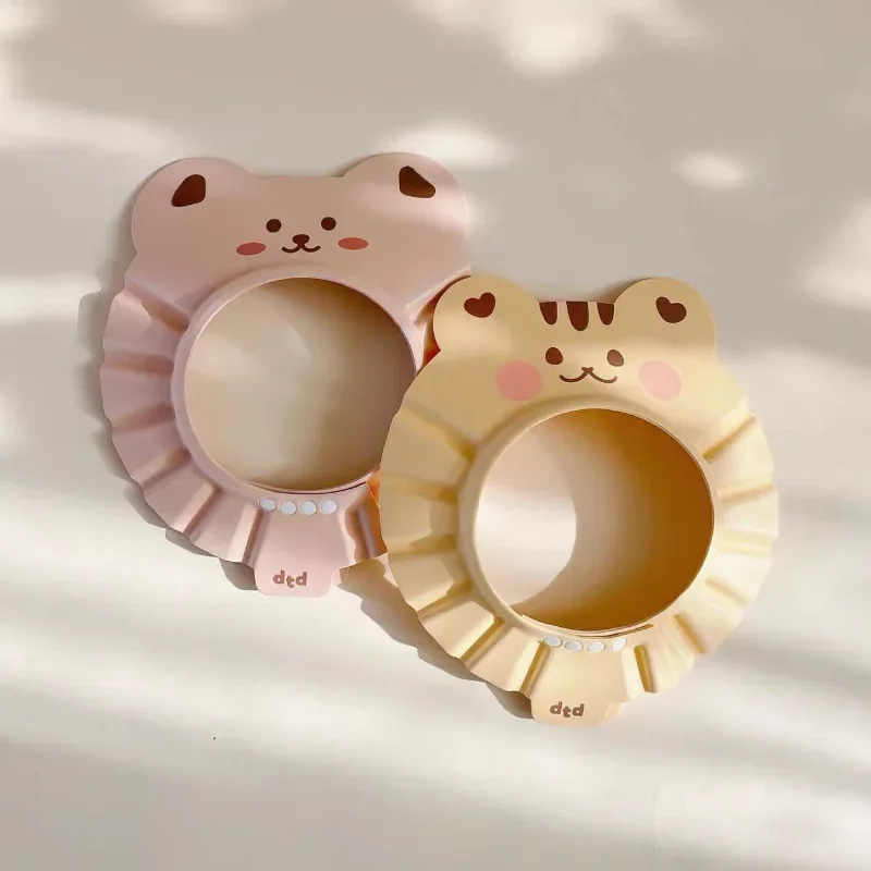 Adjustable Baby Shampoo Cap Soft Hair Wash Hat for Kids Bathing Shower Ear Hair Hat For 0-6 Years Children Head Cover Cap